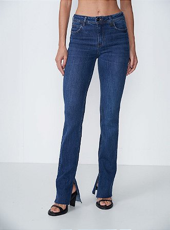 Calça Jeans Reta Stretch CLC