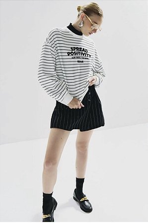 Blusa Moletom Listrado CLC