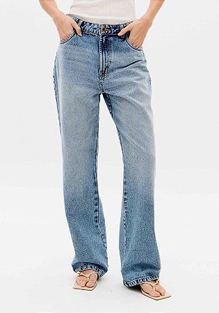 Calça Jeans Reta Super High Lança Perfume