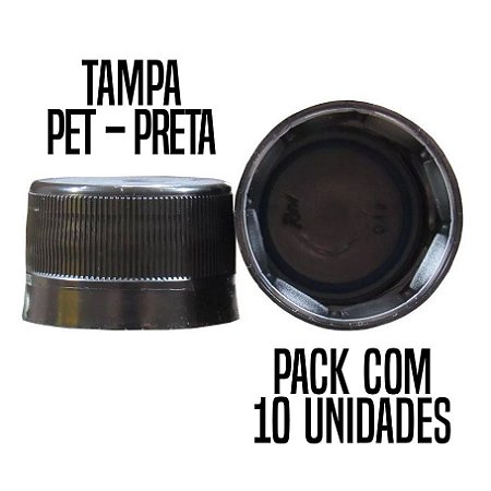 Tampa PET 28mm Perfil alto - Pack 10 unid