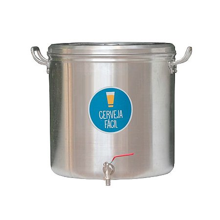 Panela de aluminio 45 litros com torneira