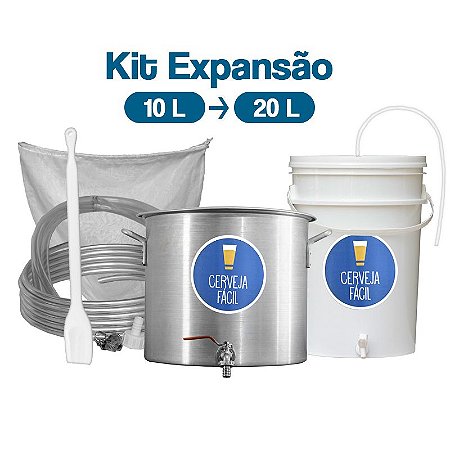 Kit BIAB Cerveja Fácil Upgrade para 20 litros