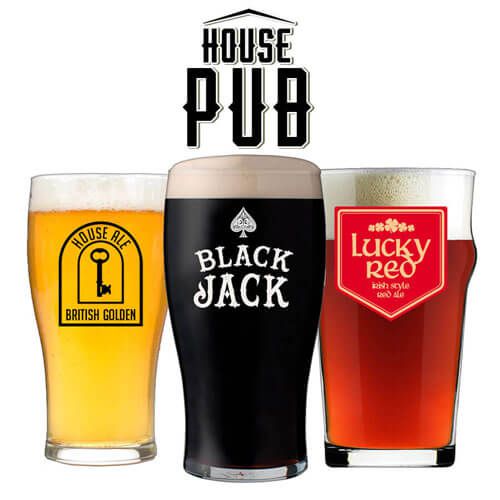 Kit Pack House Pub Cerveja Fácil 10 litros