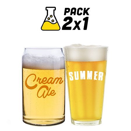 Kit Cerveja Facil 2x1 Summer Ale e Lazy Cream Ale 20 litros