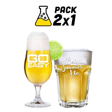 Kit Cerveja Facil 2x1 Go Easy e Belgian Summer 20 litros