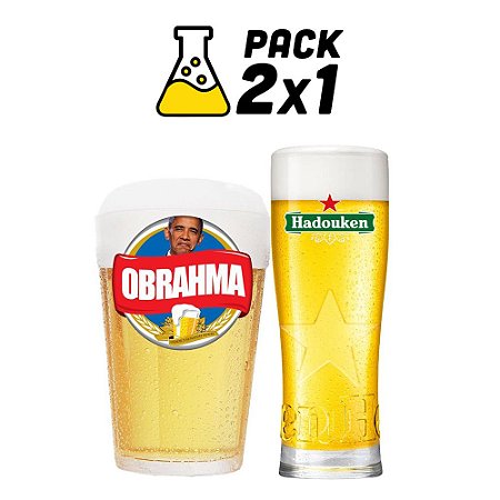Kit Cerveja Facil 2x1 Obrahma e Hadouken 20 litros