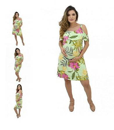 vestido ciganinha gestante