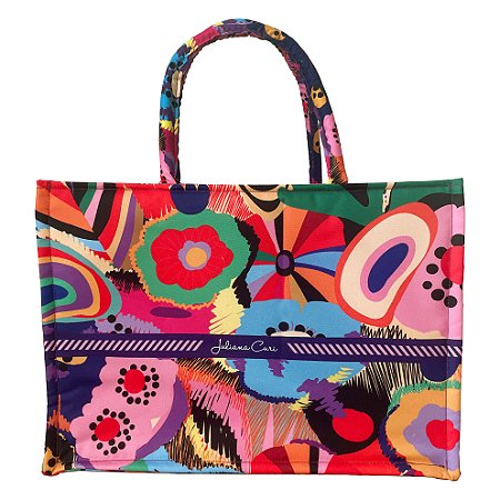 Bolsa Alice - Tote Bag com alça fofinha e ziper