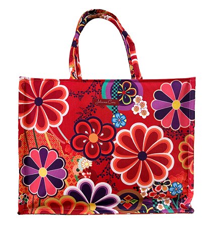 Bolsa Alice - Tote Bag com alça fofinha e ziper