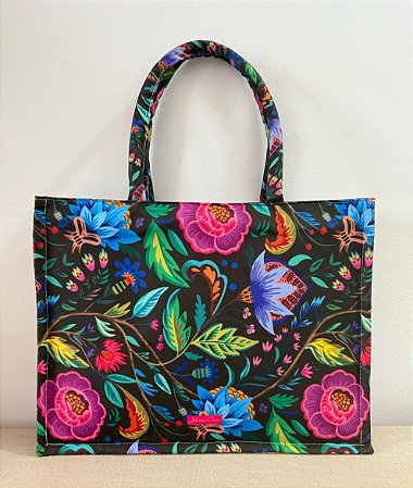 Bolsa Alice - Tote Bag com ZIPER e alça fofinha