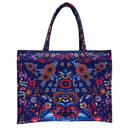 Bolsa Alice - Tote Bag com alça fofinha e ziper