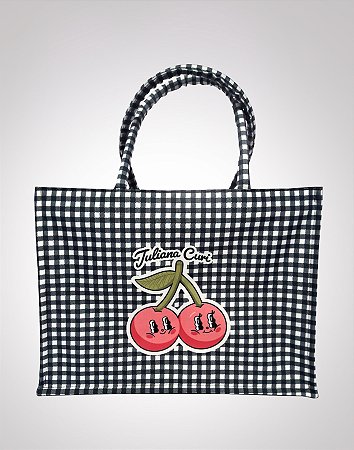 Bolsa Alice Tote Bag com ZIPER e alça fofinha