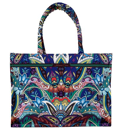 Bolsa Alice - Tote Bag com ziper e alça fofinha