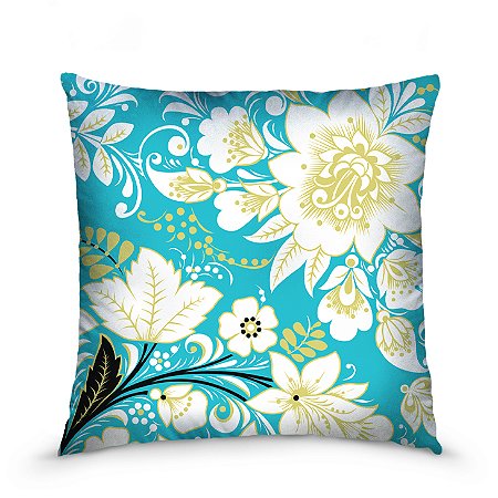 Capa de almofada estampada 45x45cm