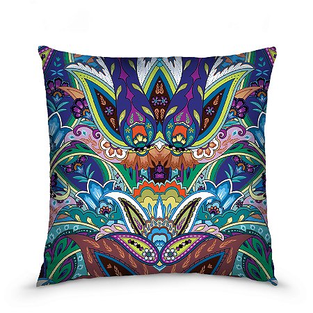 Capa de almofada estampada 45x45cm