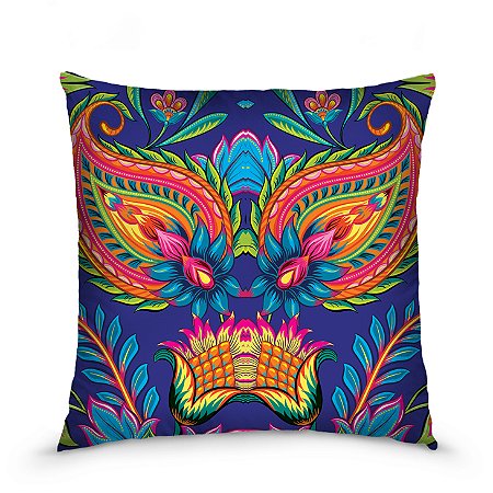 Capa de almofada estampada 45x45cm