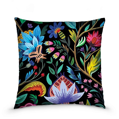 Capa de almofada estampada 45x45cm