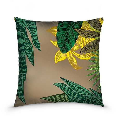 Capa de almofada estampada 45x45cm