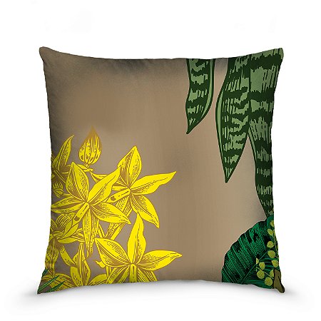 Capa de almofada estampada 45x45cm