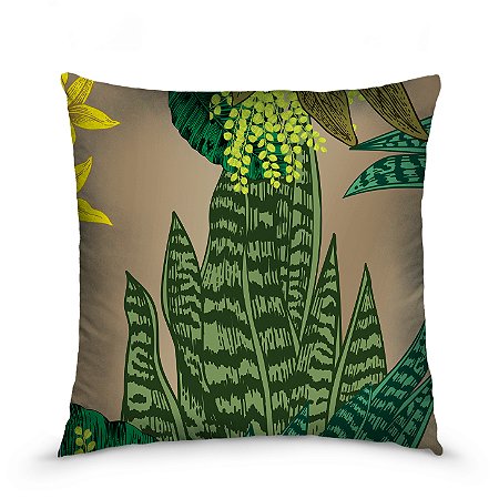 Capa de almofada estampada 45x45cm