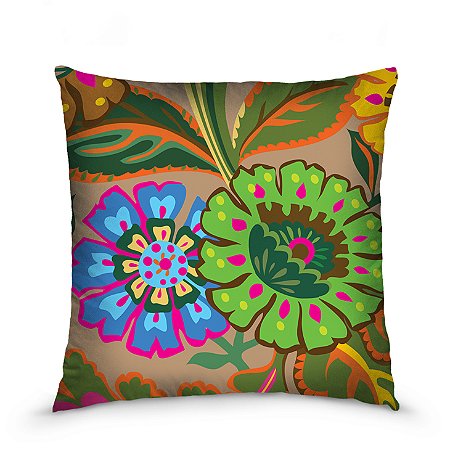 Capa de almofada estampada 45x45cm
