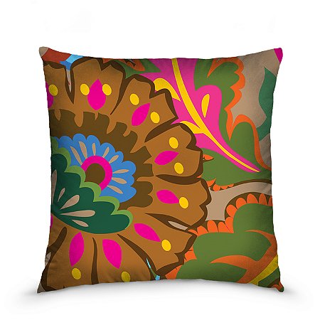Capa de almofada estampada 45x45cm