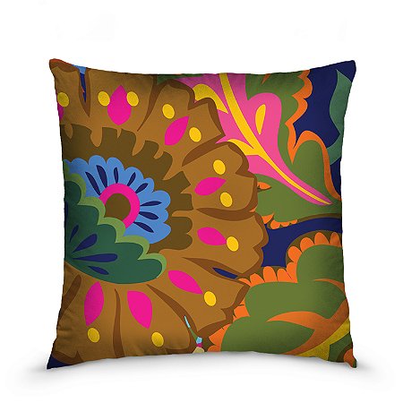 Capa de almofada estampada 45x45cm