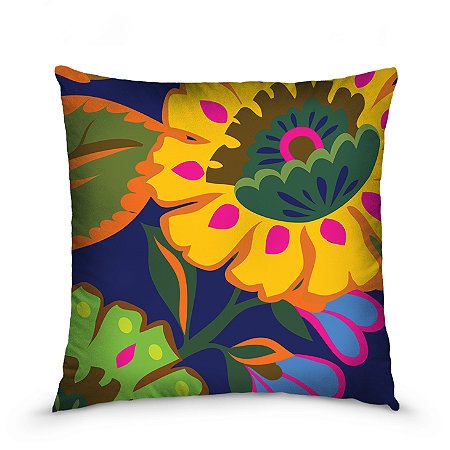 Capa de almofada estampada 45x45cm