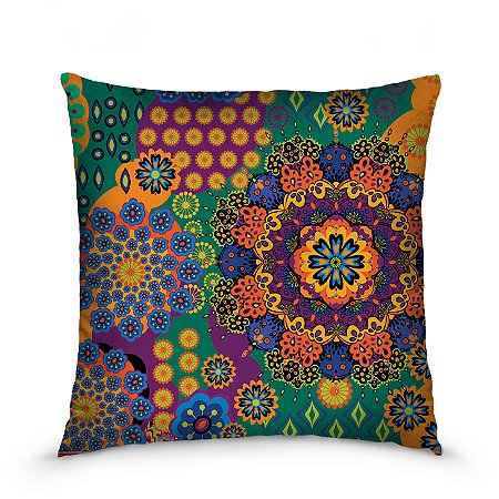 Capa de almofada estampada 45x45cm