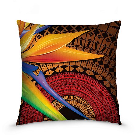 Capa de almofada estampada 45x45cm