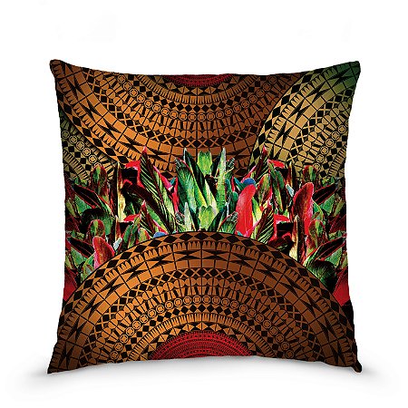 Capa de almofada estampada 45x45cm