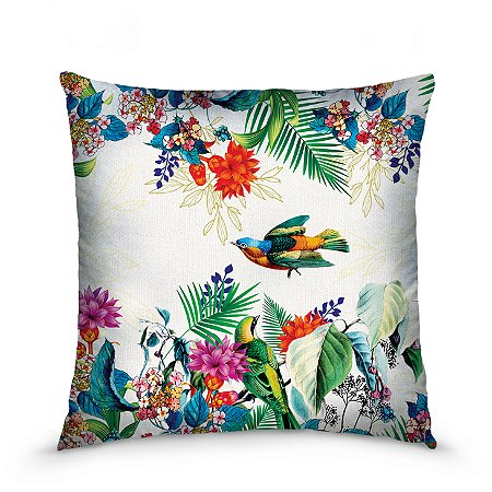 Capa de almofada estampada 45x45cm