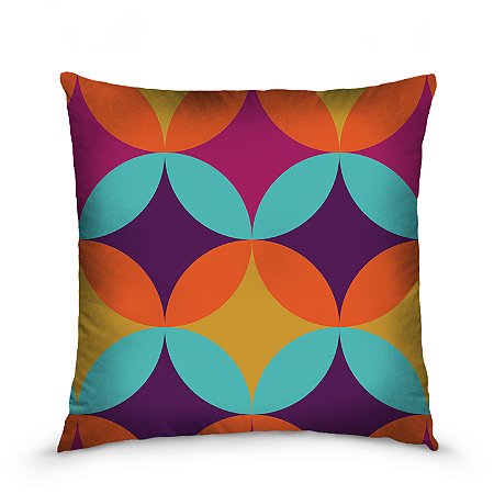 Capa de almofada estampada 45x45cm