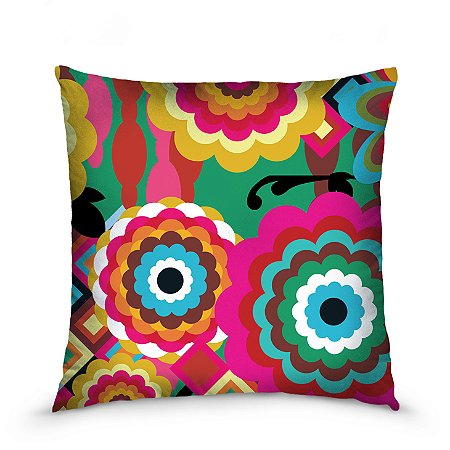 Capa de almofada estampada 45x45cm