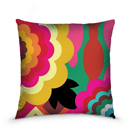 Capa de almofada estampada 45x45cm
