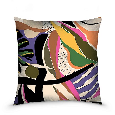 Capa de almofada estampada 45x45cm