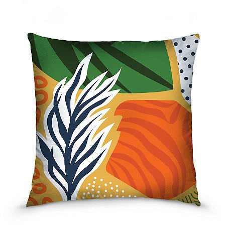 Capa de almofada estampada 45x45cm
