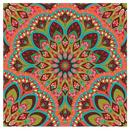 LENÇO QUADRADO EM CREPE 90 x 90 cm