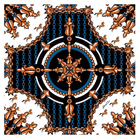 LENÇO QUADRADO 50 X 50 CM