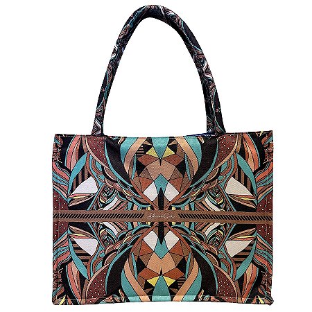 Bolsa Alice Tote Bag com ziper e alça fofinha