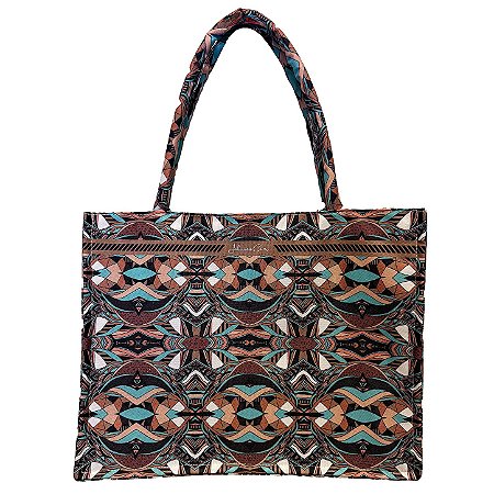 Bolsa Alice Tote Bag com ziper e alça fofinha
