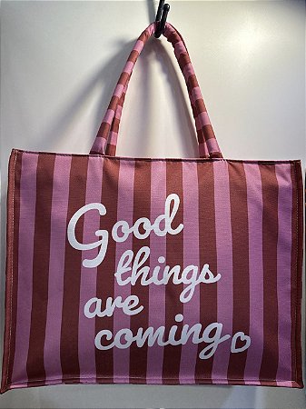 Bolsa Alice Tote Bag com ziper e alça fofinha