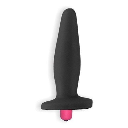 PLUG ANAL COM VIBRO 10,5CM X 3CM