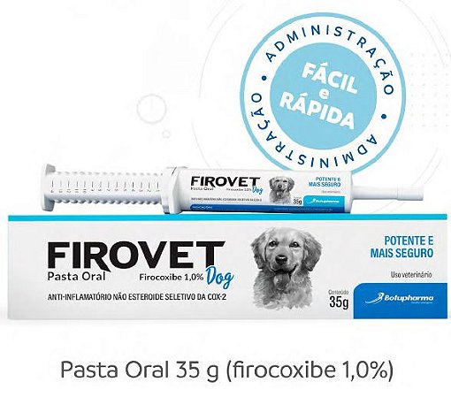 Anti-inflamatório Firovet Pasta Oral 35g