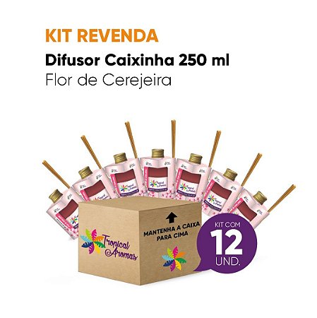 Kit Revenda  Difusor Aromatizador de Flor de Cerejeira