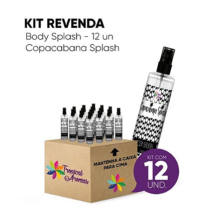Kit Revenda Body Splash Copacabana Splash