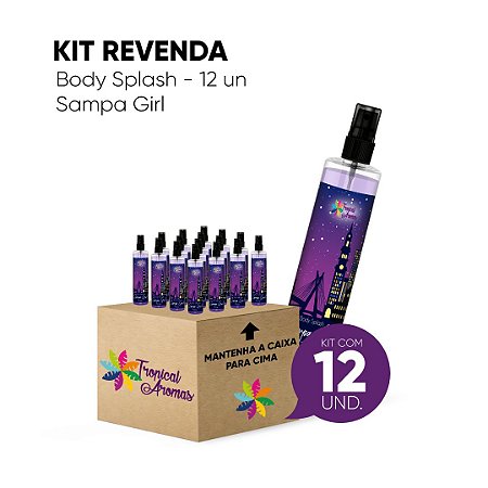 Kit Revenda Body Splash Sampa Girl