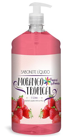 Sabonete líquido Morango 1lt - Tropical Aromas