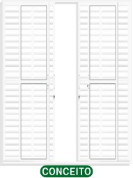 PORTA BALCÃO 6 FOLHAS - BRANCO