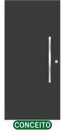 PORTA DE GIRO LAMBRIL S/FRISO C/PUXADOR - BLACK